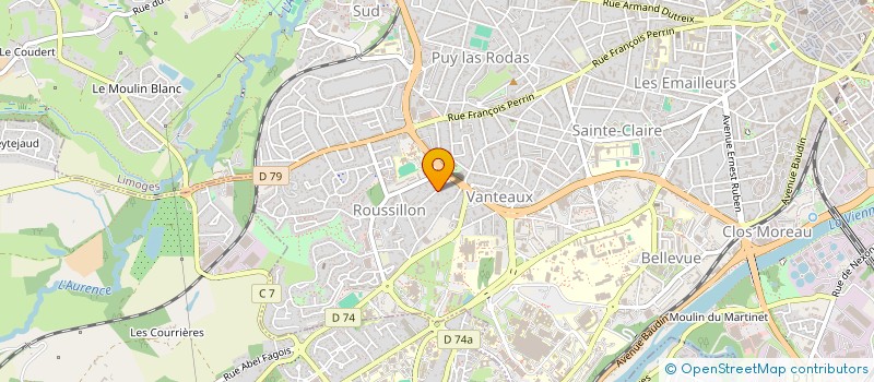 localisation de l'entreprise MADAME PAULINE LIOZON à LIMOGES