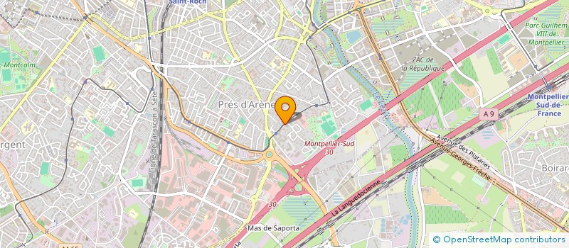 localisation de l'entreprise MADAME PAULINE LISSORGUES  MONTPELLIER