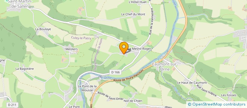 localisation de l'entreprise MADAME PAULINE LIZOT  THURY-HARCOURT-LE-HOM