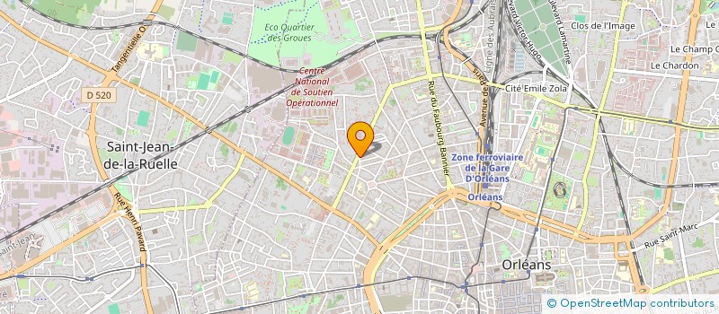 localisation de l'entreprise MADAME PAULINE LOEILLET  ORLEANS