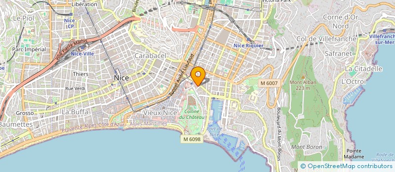 localisation de l'entreprise MADAME PAULINE LOGEAIS  NICE