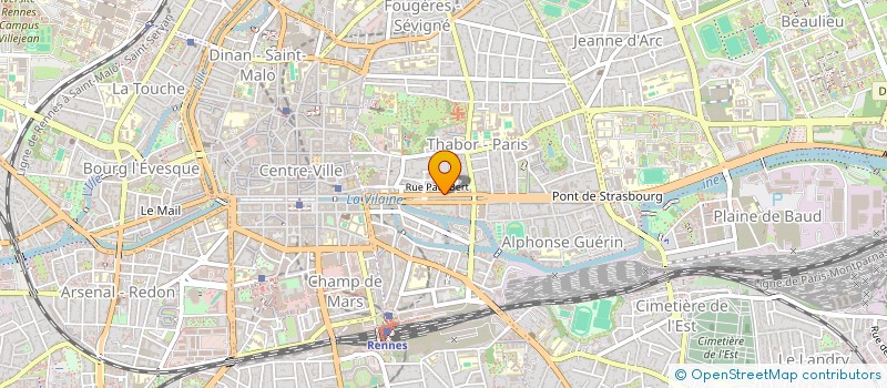 localisation de l'entreprise MADAME PAULINE LOHOU à RENNES