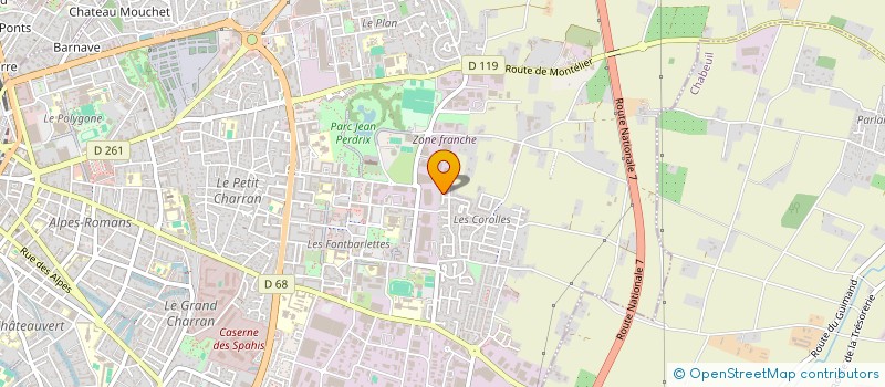 localisation de l'entreprise MADAME PAULINE LOISEL  VALENCE