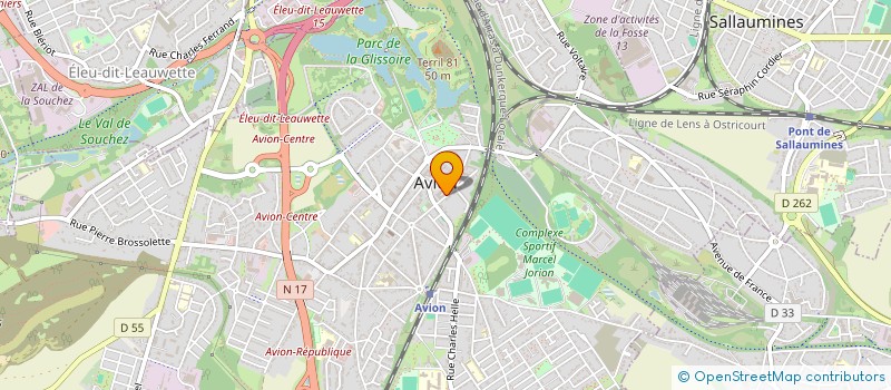 localisation de l'entreprise MADAME PAULINE LOOCK  AVION