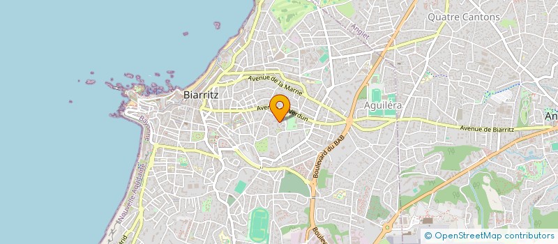 localisation de l'entreprise MADAME PAULINE LORIN à BIARRITZ