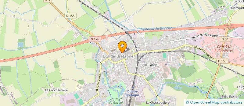 localisation de l'entreprise MADAME PAULINE LORITTE  DOL-DE-BRETAGNE