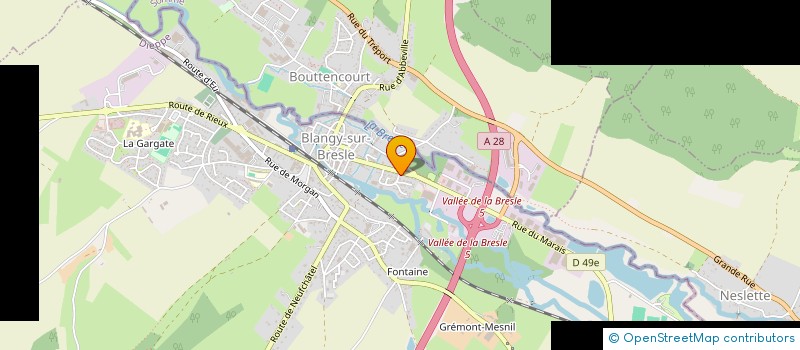 localisation de l'entreprise MADAME PAULINE LORSON  BLANGY-SUR-BRESLE