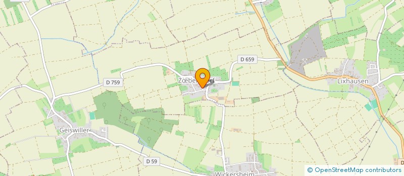 localisation de l'entreprise MADAME PAULINE LOTH  GEISWILLER-ZOEBERSDORF