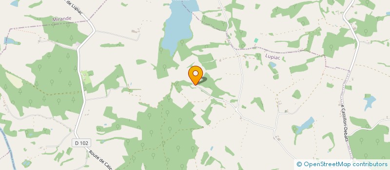 localisation de l'entreprise MADAME PAULINE LOUIT  LUPIAC