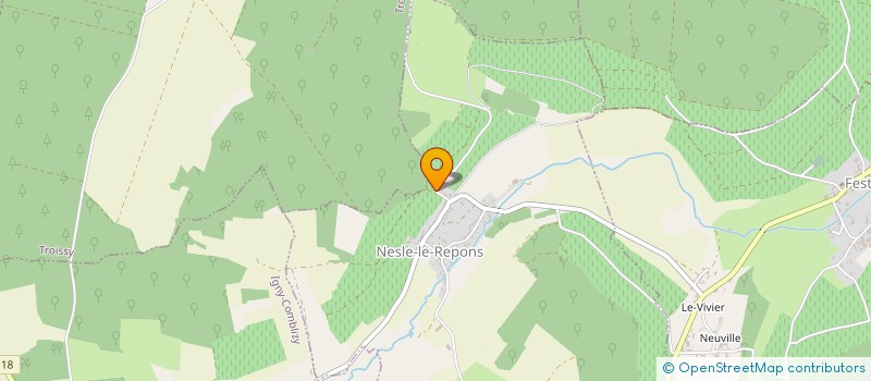 localisation de l'entreprise MADAME PAULINE LOURDEAUX  NESLE-LE-REPONS