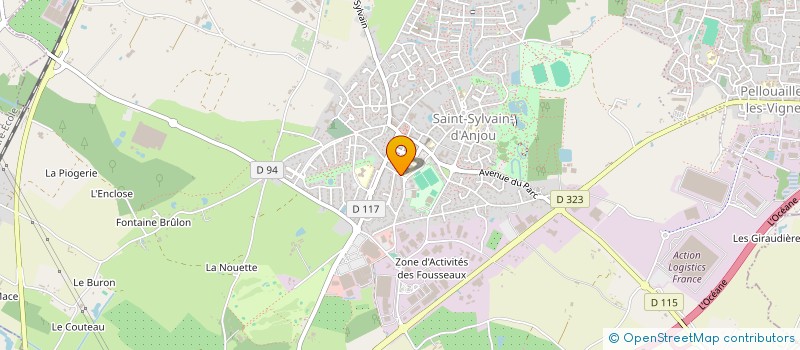 localisation de l'entreprise MADAME PAULINE LUBIENSKI  VERRIERES-EN-ANJOU