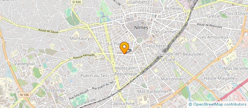 localisation de l'entreprise MADAME PAULINE LUCIE JULIE COQUELIN  NIMES