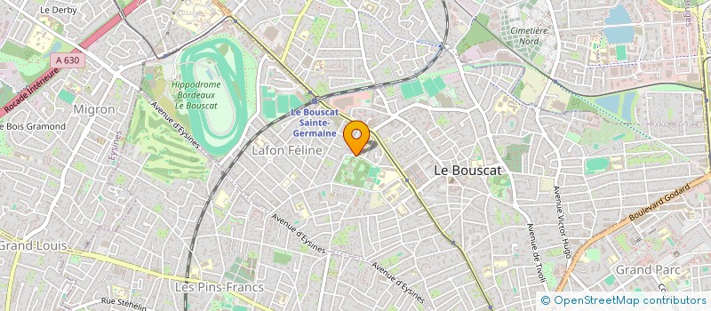 localisation de l'entreprise MADAME PAULINE LUERE  LE BOUSCAT