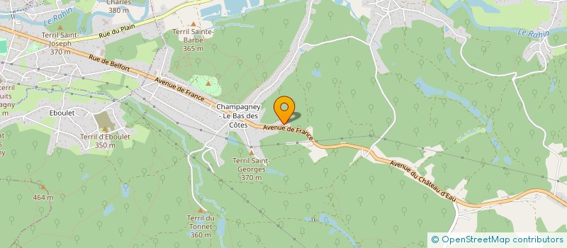 localisation de l'entreprise MADAME PAULINE LUXEUIL  CHAMPAGNEY