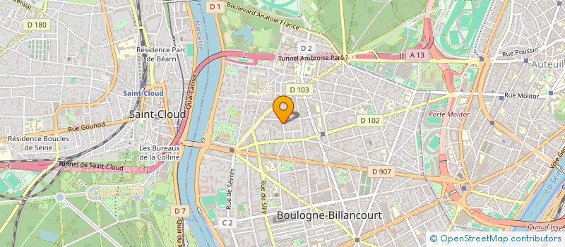 localisation de l'entreprise MADAME PAULINE MACHET DE LA MARTINIERE à BOULOGNE-BILLANCOURT