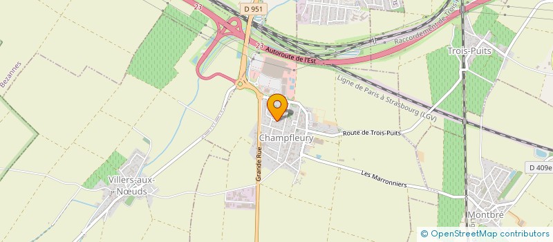 localisation de l'entreprise MADAME PAULINE MACHINET  CHAMPFLEURY