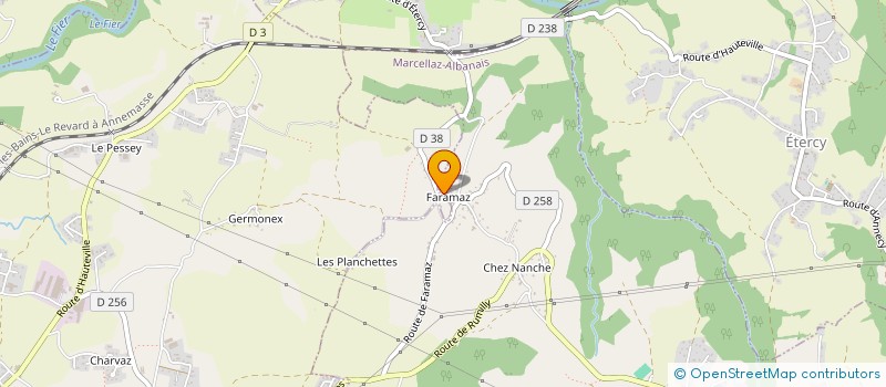 localisation de l'entreprise MADAME PAULINE MACHRAOUI  MARCELLAZ-ALBANAIS