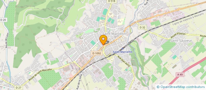 localisation de l'entreprise MADAME PAULINE MADARY  SAINT-MARCELLIN