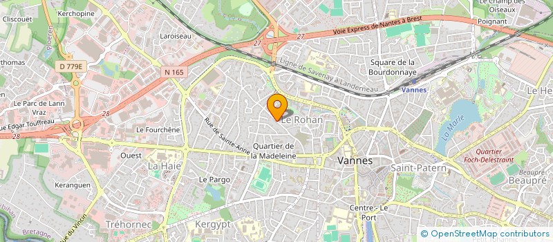localisation de l'entreprise MADAME PAULINE MAGNE à VANNES