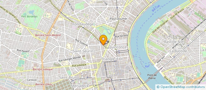 localisation de l'entreprise MADAME PAULINE MAHE  BORDEAUX