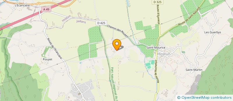 localisation de l'entreprise MADAME PAULINE MAHEUT  HOSTUN