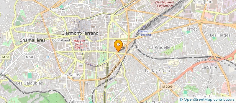 localisation de l'entreprise MADAME PAULINE MALARTRE  CLERMONT-FERRAND