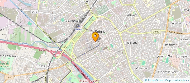 localisation de l'entreprise MADAME PAULINE MANESSE  REIMS