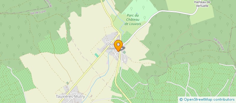 localisation de l'entreprise MADAME PAULINE MANGIN  VAL DE LIVRE