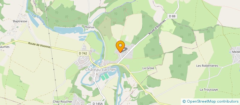 localisation de l'entreprise MADAME PAULINE MANJOIN  CHATEAU-LARCHER