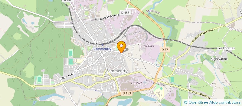 localisation de l'entreprise MADAME PAULINE MANNEAU  COMMENTRY