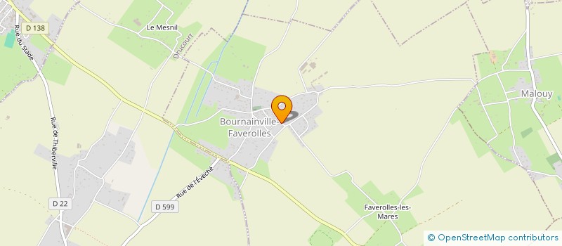 localisation de l'entreprise MADAME PAULINE MAQUAIRE  BOURNAINVILLE-FAVEROLLES