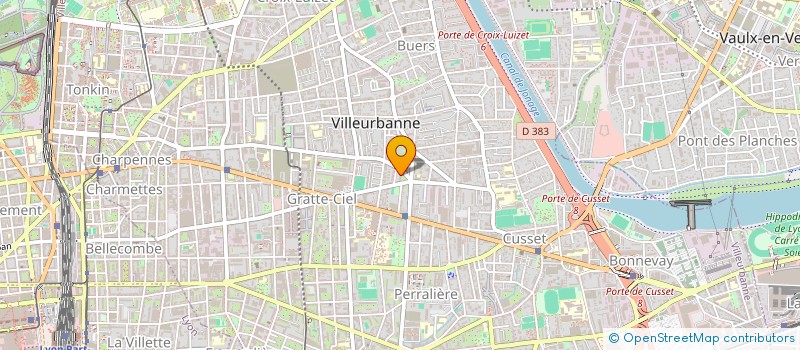 localisation de l'entreprise MADAME PAULINE MARCELO  VILLEURBANNE