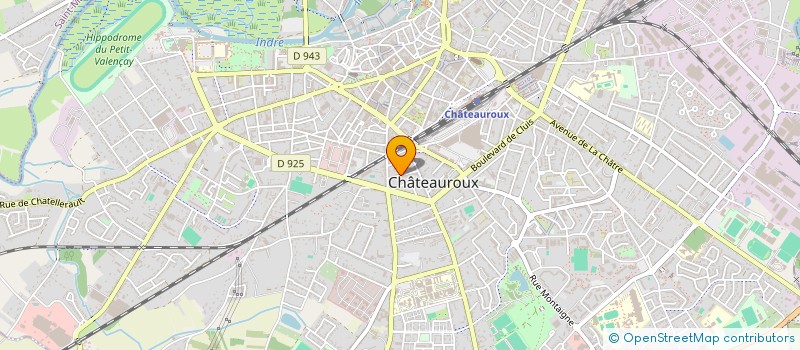 localisation de l'entreprise MADAME PAULINE MARCHAL à CHATEAUROUX