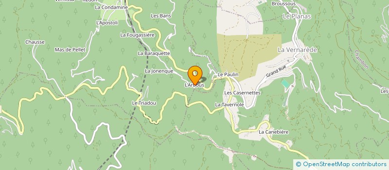 localisation de l'entreprise MADAME PAULINE MARCHAND  ALES