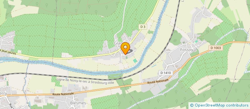 localisation de l'entreprise MADAME PAULINE MARCHAND  GLAND