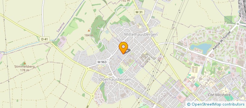 localisation de l'entreprise MADAME PAULINE MARCHESE  OBERHAUSBERGEN