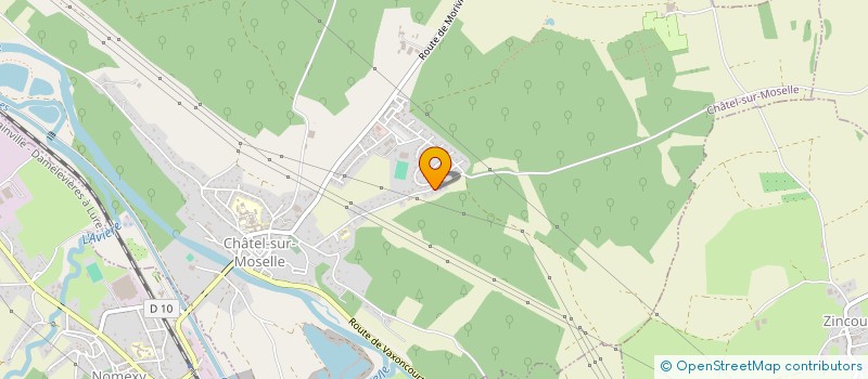 localisation de l'entreprise MADAME PAULINE MARCOLET  CHATEL-SUR-MOSELLE