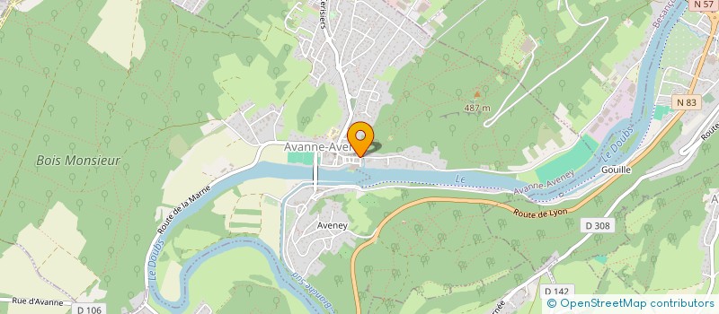 localisation de l'entreprise MADAME PAULINE MARCUCCI  BESANCON