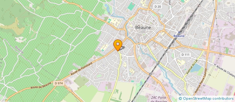 localisation de l'entreprise MADAME PAULINE MARECHAL à BEAUNE
