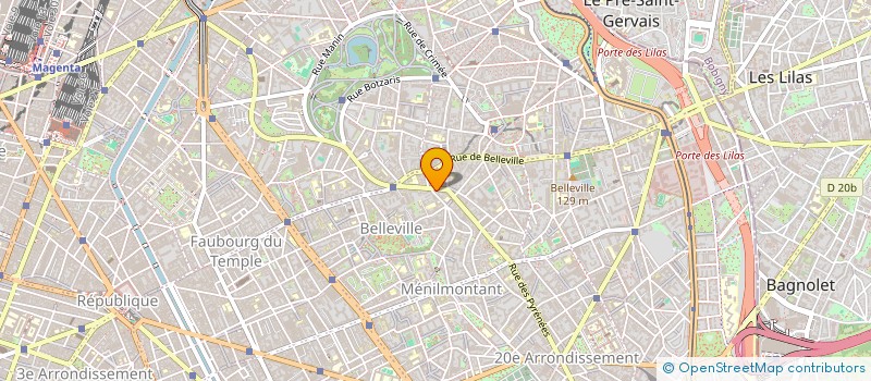 localisation de l'entreprise MADAME PAULINE MARIE  PARIS