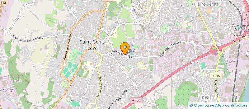 localisation de l'entreprise MADAME PAULINE MARIE  LE POUZIN