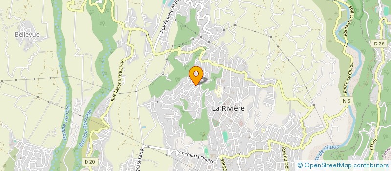 localisation de l'entreprise MADAME PAULINE MARIE LAFOND à SAINT-LOUIS