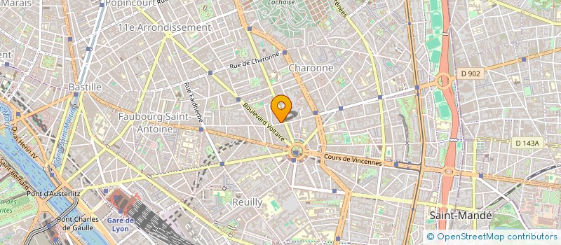 localisation de l'entreprise MADAME PAULINE MARIE SIMONE KORCHONNOFF  PARIS