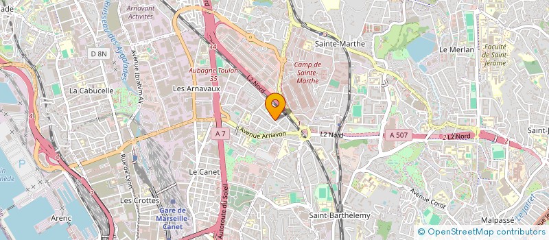 localisation de l'entreprise MADAME PAULINE MARIN à MARSEILLE
