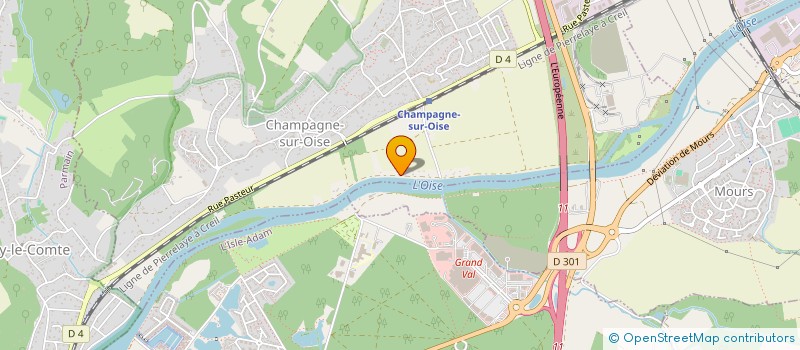 localisation de l'entreprise MADAME PAULINE MARMOL à CHAMPAGNE-SUR-OISE