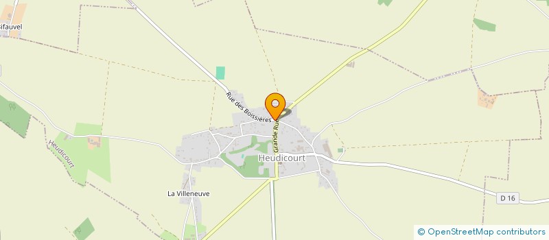 localisation de l'entreprise MADAME PAULINE MARRECAU  HEUDICOURT