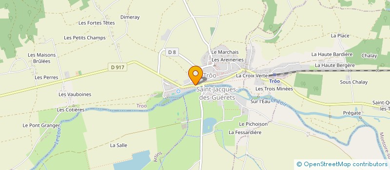 localisation de l'entreprise MADAME PAULINE MARTIN  SOUGE