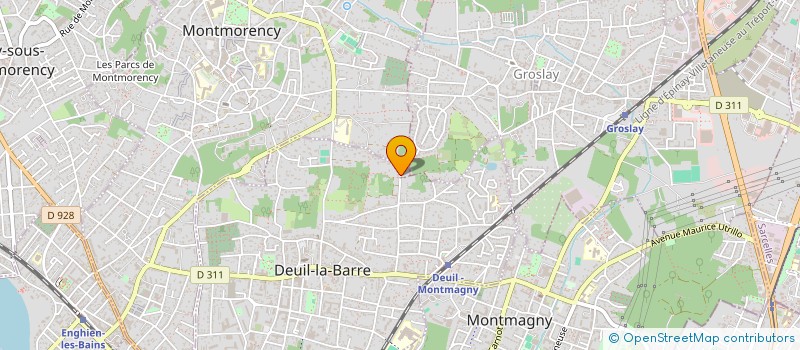 localisation de l'entreprise MADAME PAULINE MARTIN  DEUIL-LA-BARRE