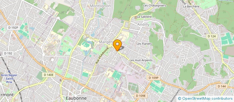 localisation de l'entreprise MADAME PAULINE MARTINEZ  MARGENCY