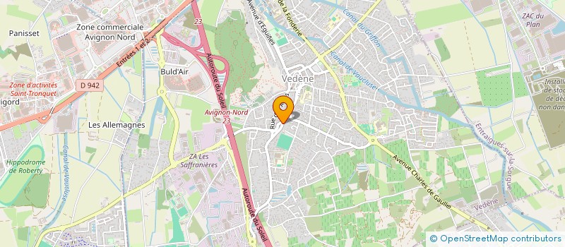 localisation de l'entreprise MADAME PAULINE MARTINO  VEDENE